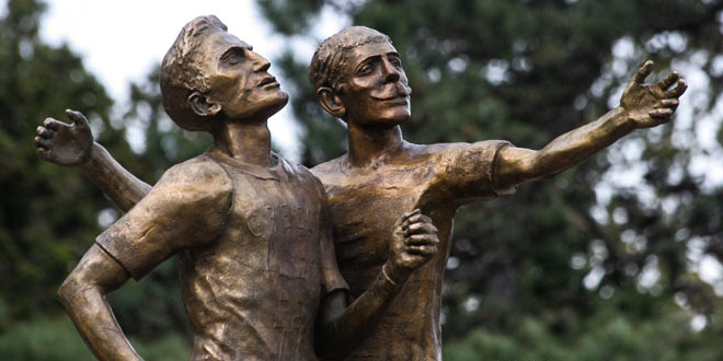 Stelios Kyriakides statue in Boston