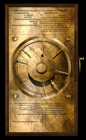 Antikythera mechanism model