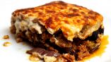 Classic Greek Moussaka with Aubergines (Eggplant)